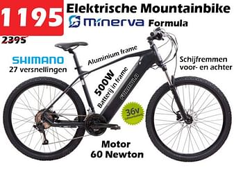 Promoties Elektrische mountainbike - FORMULA - Geldig van 18/08/2022 tot 11/09/2022 bij Itek