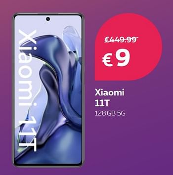 Promotions Xiaomi 11t 128gb 5g - Xiaomi - Valide de 29/08/2022 à 30/09/2022 chez Proximus