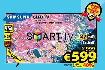 Promoties Samsung qled tv qe50q60b - Samsung - Geldig van 31/08/2022 tot 07/09/2022 bij ElectroStock