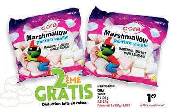 Promotions Marshmallow cora - Produit maison - Match - Valide de 31/08/2022 à 06/09/2022 chez Match