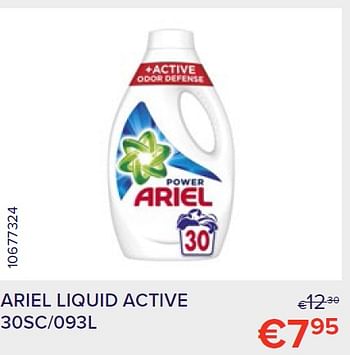 Promoties Ariel liquid active - Ariel - Geldig van 01/09/2022 tot 30/09/2022 bij Euro Shop