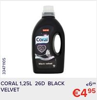 Coral 26d black velvet-Coral