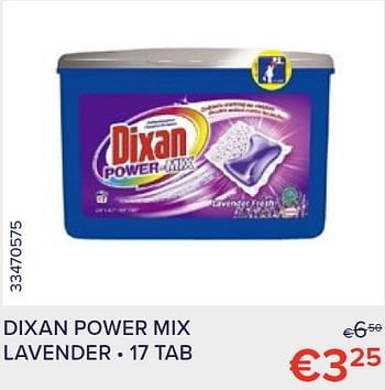 Promotions Dixan power mix lavender - Dixan - Valide de 01/09/2022 à 30/09/2022 chez Euro Shop