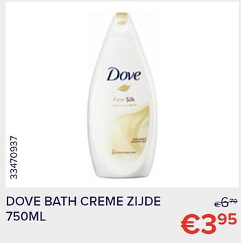 Promoties Dove bath creme zijde - Dove - Geldig van 01/09/2022 tot 30/09/2022 bij Euro Shop