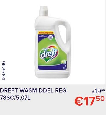 Promoties Dreft wasmiddel reg - Dreft - Geldig van 01/09/2022 tot 30/09/2022 bij Euro Shop