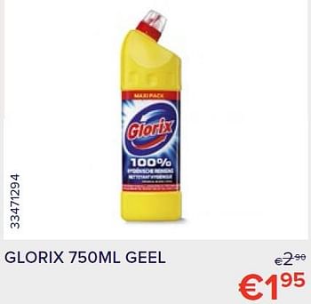 Promoties Glorix geel - Glorix - Geldig van 01/09/2022 tot 30/09/2022 bij Euro Shop