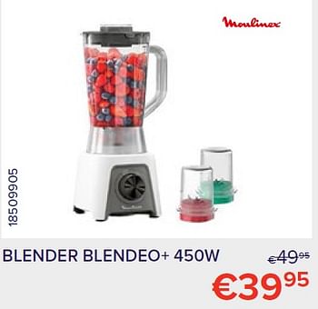 Promoties Moulinex blender blendeo+ - Moulinex - Geldig van 01/09/2022 tot 30/09/2022 bij Euro Shop