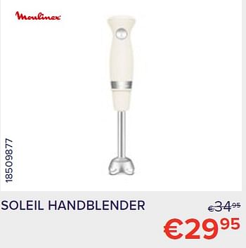Promoties Moulinex soleil handblender - Moulinex - Geldig van 01/09/2022 tot 30/09/2022 bij Euro Shop