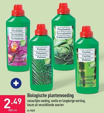 Promoties Biologische plantenvoeding - Huismerk - Aldi - Geldig van 05/09/2022 tot 16/09/2022 bij Aldi