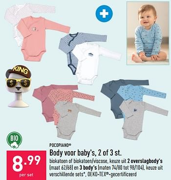 Promoties Body voor baby`s - POCOPIANO - Geldig van 05/09/2022 tot 16/09/2022 bij Aldi