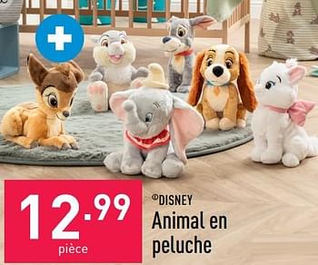 Promotions Animal en peluche - Disney - Valide de 05/09/2022 à 16/09/2022 chez Aldi