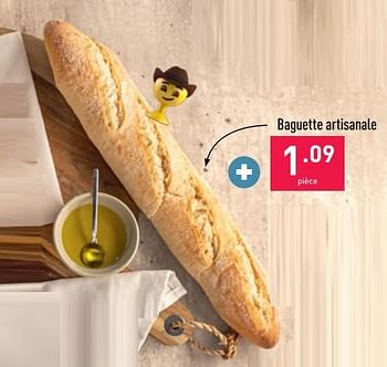 Promotions Baguette artisanale - Produit maison - Aldi - Valide de 05/09/2022 à 16/09/2022 chez Aldi