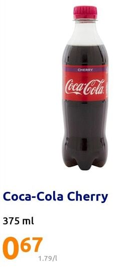 Promoties Coca-cola cherry - Coca Cola - Geldig van 31/08/2022 tot 06/09/2022 bij Action