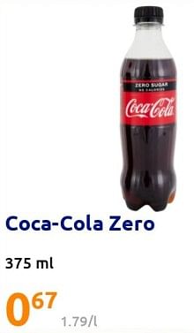 Promoties Coca-cola zero - Coca Cola - Geldig van 31/08/2022 tot 06/09/2022 bij Action