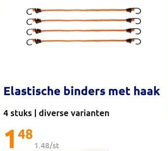 Promoties Elastische binders met haak - Huismerk - Action - Geldig van 31/08/2022 tot 06/09/2022 bij Action