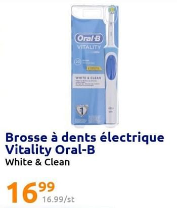 Promotions Brosse à dents électrique vitality oral-b - Oral-B - Valide de 31/08/2022 à 06/09/2022 chez Action