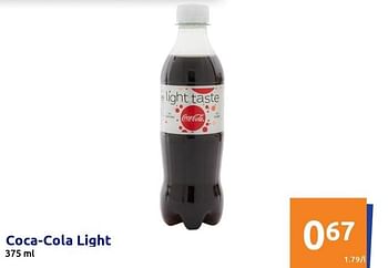 Promotions Coca-cola light - Coca Cola - Valide de 31/08/2022 à 06/09/2022 chez Action