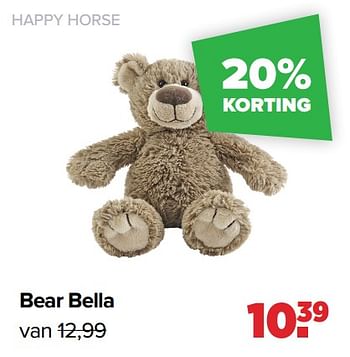 Promoties Bear bella - Happy Horse - Geldig van 29/08/2022 tot 24/09/2022 bij Baby-Dump