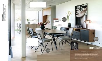 Promotions Table design torano - Produit Maison - Xooon - Valide de 01/09/2022 à 21/09/2022 chez Xooon