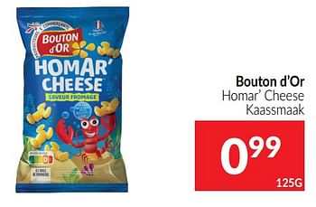 Promoties Bouton d’or homar’ cheese kaassmaak - Bouton D'Or - Geldig van 01/09/2022 tot 30/09/2022 bij Intermarche