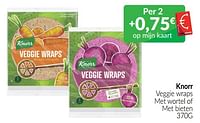 Knorr veggie wraps met wortel of met bieten-Knorr