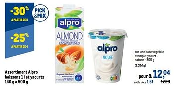 Promoties Alpro yaourt - nature - Alpro - Geldig van 07/09/2022 tot 20/09/2022 bij Makro