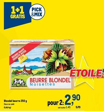 Promotions Blondel beurre - Beurre Blondel - Valide de 07/09/2022 à 20/09/2022 chez Makro