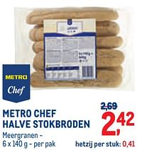 Metro chef halve stokbroden-Huismerk - Metro