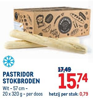 Promotions Pastridor stokbroden - Pastridor - Valide de 01/09/2022 à 30/09/2022 chez Metro