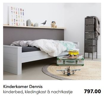 Promoties Kinderkamer dennis - Huismerk - Baby & Tiener Megastore - Geldig van 04/09/2022 tot 17/09/2022 bij Baby & Tiener Megastore