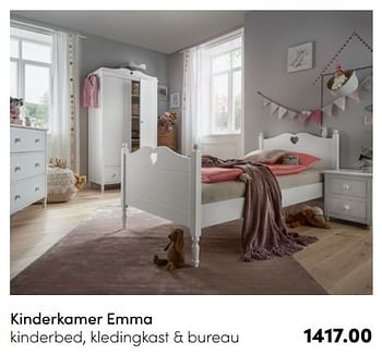 Promoties Kinderkamer emma - Huismerk - Baby & Tiener Megastore - Geldig van 04/09/2022 tot 17/09/2022 bij Baby & Tiener Megastore