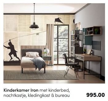 Promoties Kinderkamer iron - Huismerk - Baby & Tiener Megastore - Geldig van 04/09/2022 tot 17/09/2022 bij Baby & Tiener Megastore