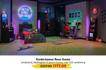 Promoties Kinderkamer roox game - Huismerk - Baby & Tiener Megastore - Geldig van 04/09/2022 tot 17/09/2022 bij Baby & Tiener Megastore