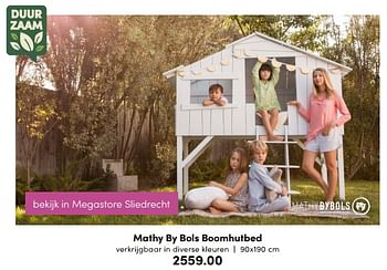 Promoties Mathy by bols boomhutbed - Mathy by Bols - Geldig van 04/09/2022 tot 17/09/2022 bij Baby & Tiener Megastore