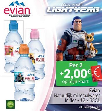 Promoties Evian natuurlijk mineraalwater - Evian - Geldig van 01/09/2022 tot 30/09/2022 bij Intermarche