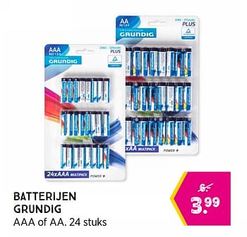 Promoties Batterijen grundig - Grundig - Geldig van 05/09/2022 tot 18/09/2022 bij Xenos
