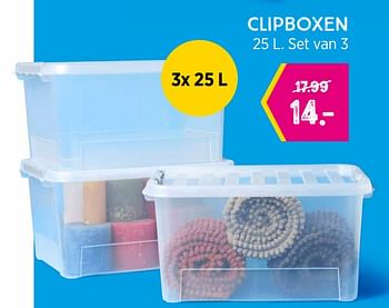 Promoties Clipboxen - Huismerk - Xenos - Geldig van 05/09/2022 tot 18/09/2022 bij Xenos
