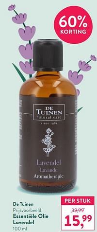 De tuinen essentiële olie lavendel-De Tuinen