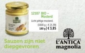 Promoties Bio-mosterd - L'Antica Magnolia - Geldig van 01/09/2022 tot 28/02/2023 bij Bofrost