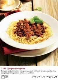 Spaghetti bolognese-Huismerk - Bofrost