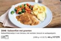 Kalkoenfilet met groenten-Huismerk - Bofrost