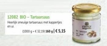 Promoties Bio - tartaarsaus - L'Antica Magnolia - Geldig van 01/09/2022 tot 28/02/2023 bij Bofrost