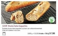 Bruine halve baguettes-Huismerk - Bofrost