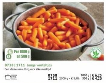 Promoties Jonge worteltjes - Huismerk - Bofrost - Geldig van 01/09/2022 tot 28/02/2023 bij Bofrost