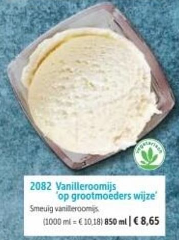 Promoties Vanilleroomijs op grootmoeders wijze - Huismerk - Bofrost - Geldig van 01/09/2022 tot 28/02/2023 bij Bofrost