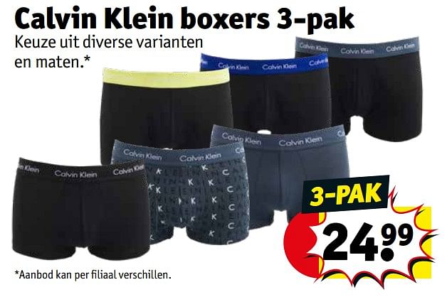 Calvin klein best sale boxershorts kruidvat