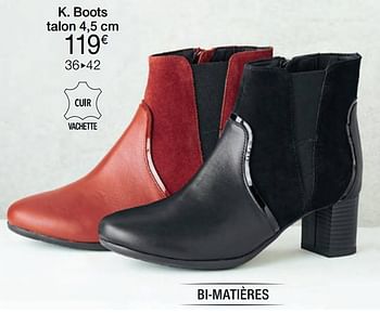 Promotions Boots - Produit Maison - Damart - Valide de 01/09/2022 à 15/12/2022 chez Damart