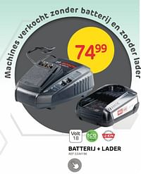 Bosch batterij + lader-Bosch