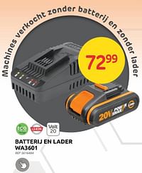 Worx batterij en lader wa3601-Worx