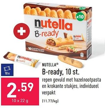Promoties B-ready - Nutella - Geldig van 16/09/2022 tot 23/09/2022 bij Aldi